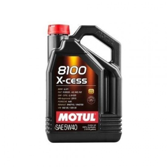 MOTUL 8100 X-CESS 5W-40 Motor Yağı 5 Lt